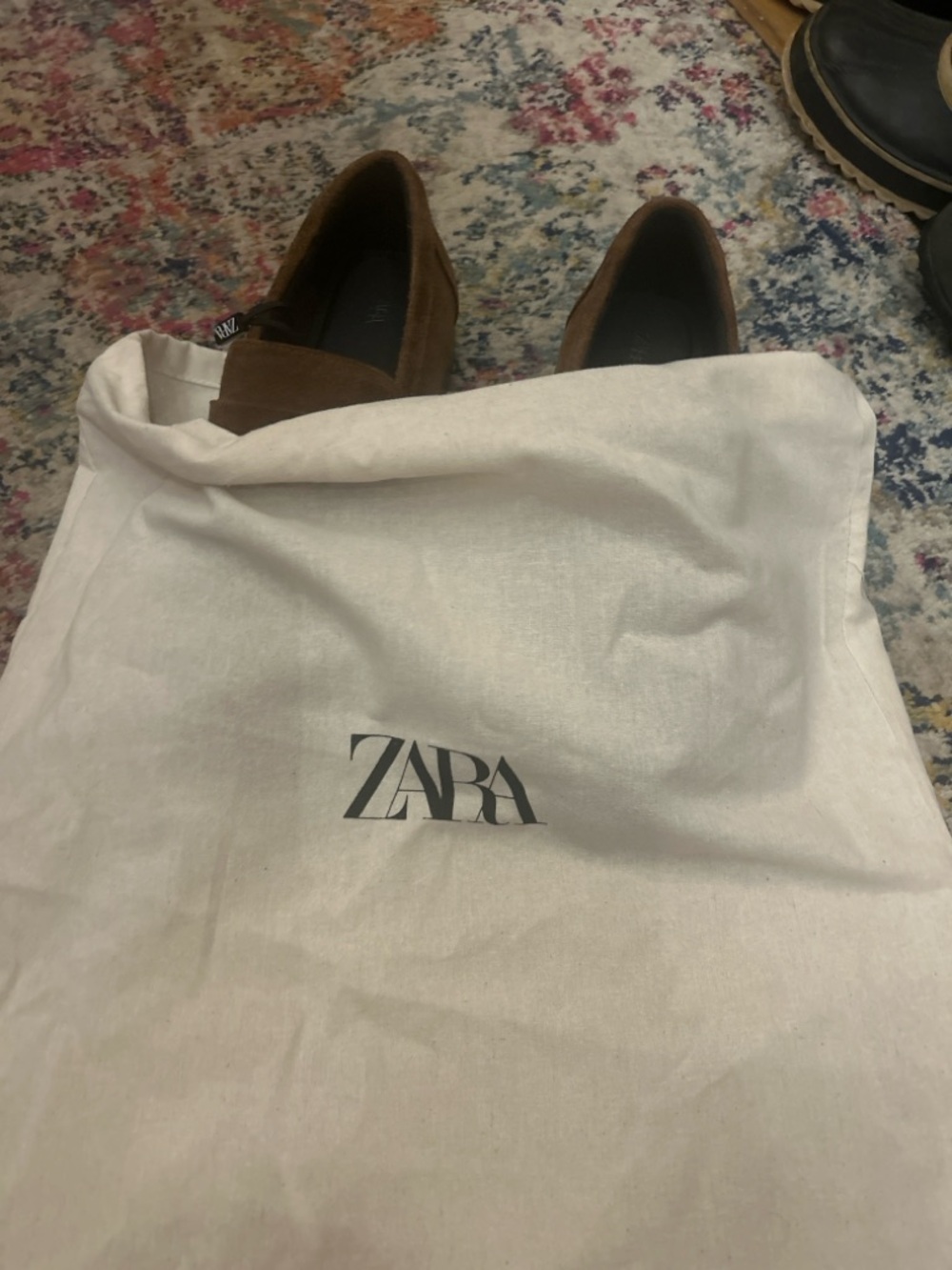 Zara Genuine Suede Leather  Penny Loafers |Classic Minimalist| Like New| 7.5 - Picture 6 of 6